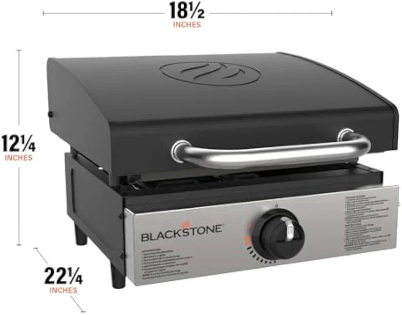🔥 Grill Anywhere, Eat Everywhere – Blackstone 17" Outdoor Griddle Amber Dine
